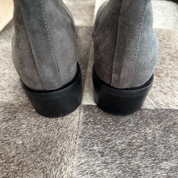 Aquatalia Colbie grey suede ankle boots NWOT 8.5 - Picture 5 of 8